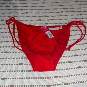 Xhilaration Red Bikini Bottom Size Junior’s Large
